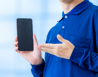 スマホで簡単操作+終了時間固定で残業なし!